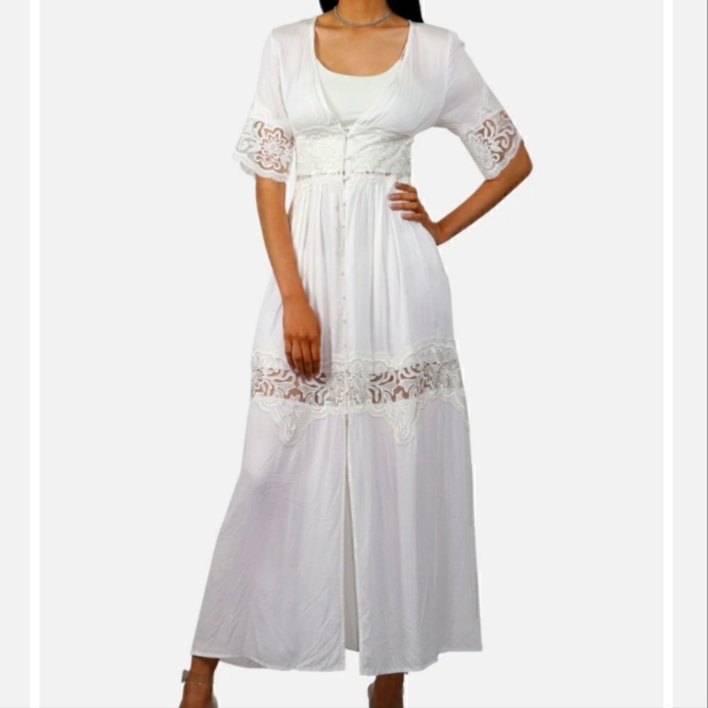 Here comes the sun boho maxi dress